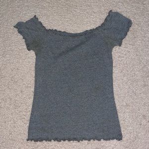 Hollister & Aeropostale Shirts Small Petite And S Gray